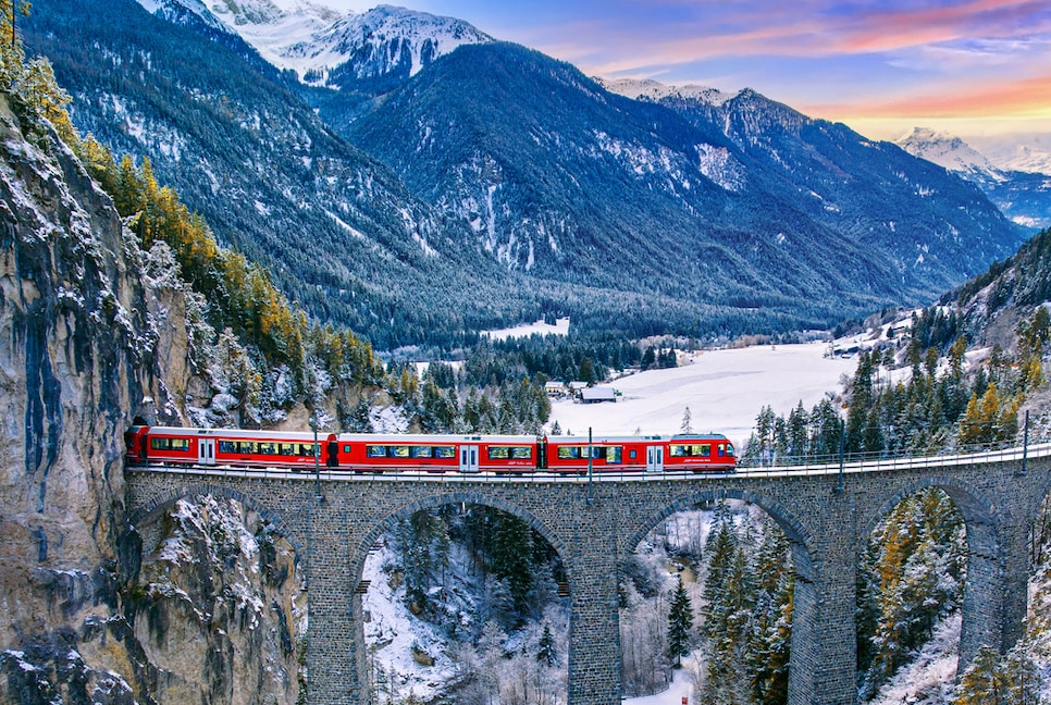 Train Journey Switzerland